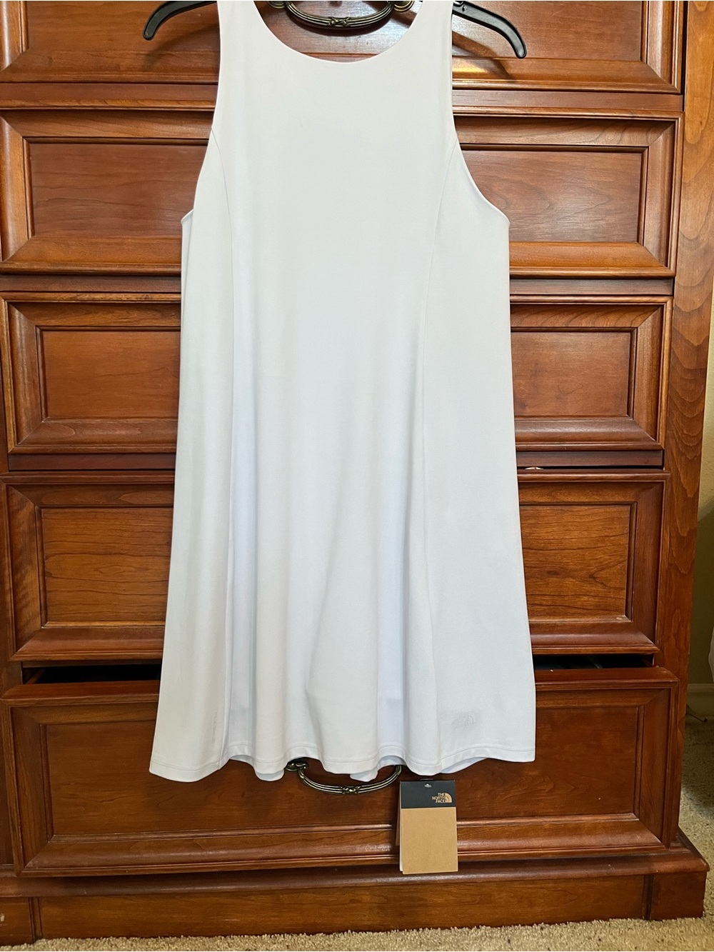 The North Face White Sleeveless A-Line Dress
